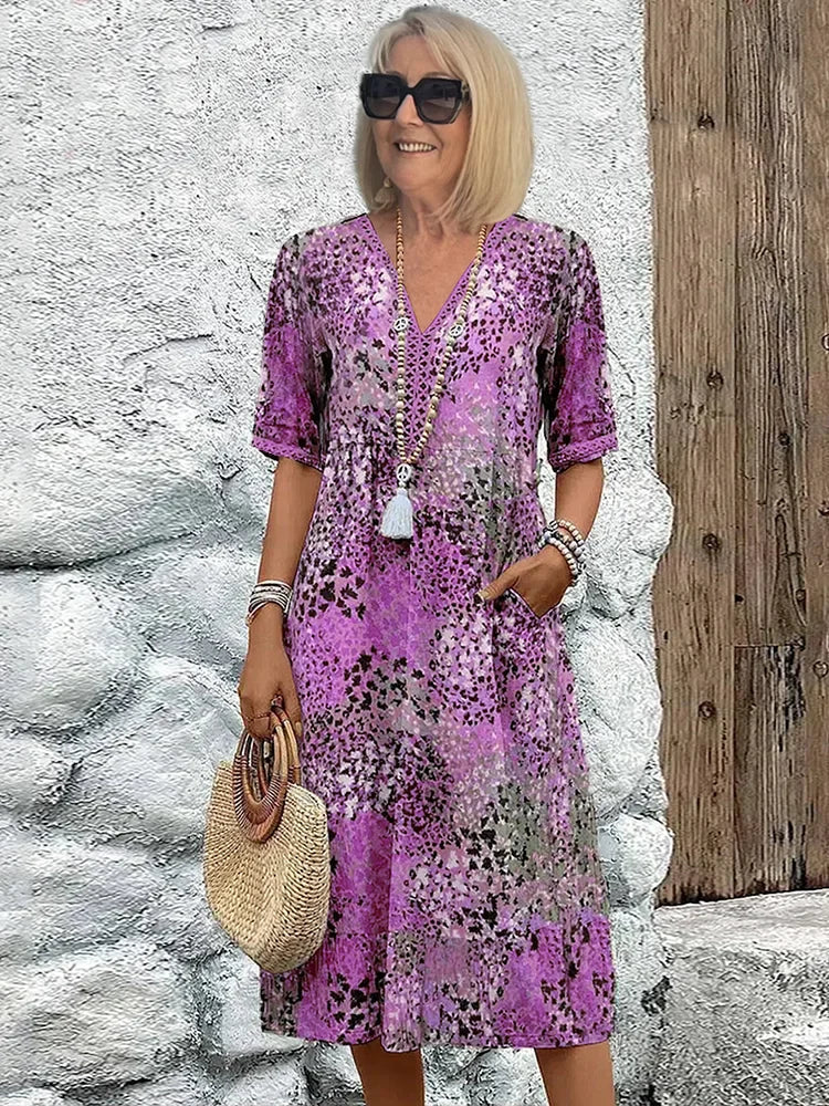 Victoria | Robe légère avec décolleté en V