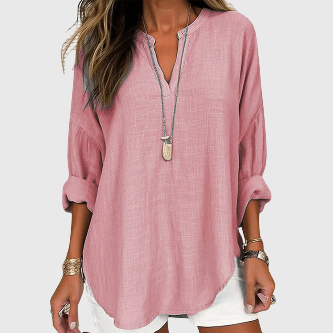 Lenara | Chemise de Plage Élégante et Fluide