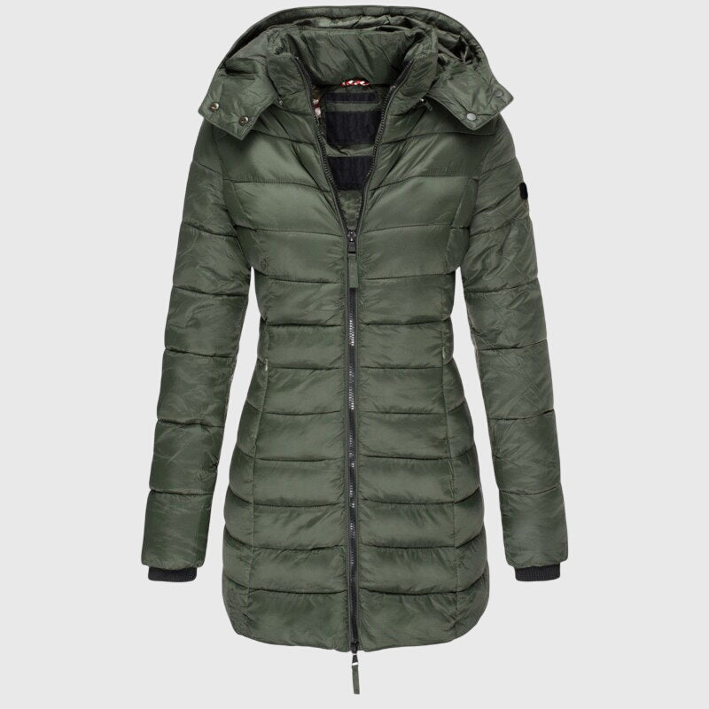 Freya | Manteau Long en Duvet