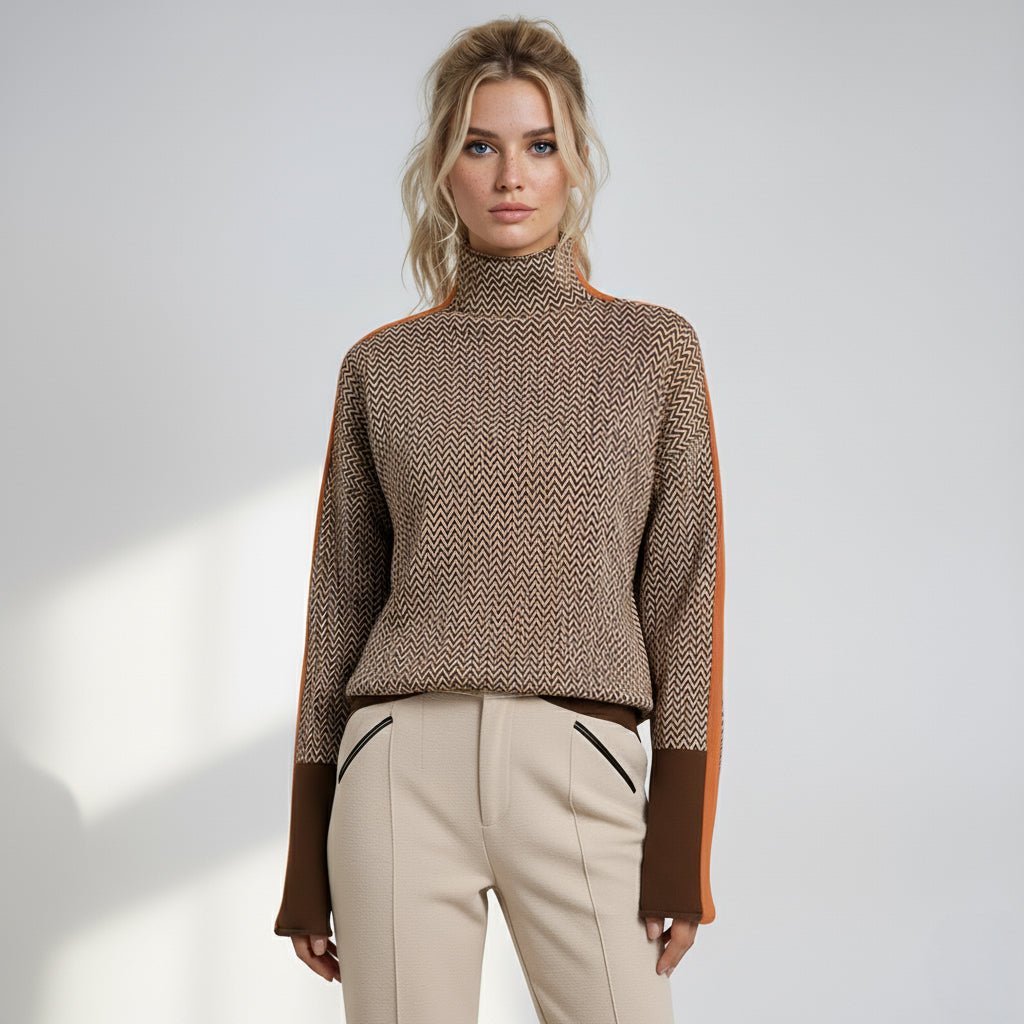 Siena | Pull Col Montant Luxe