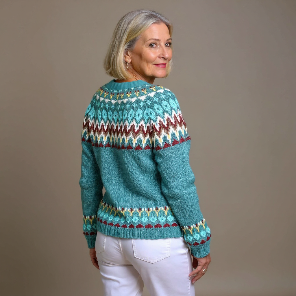 Sérénité | Veste en tricot vintage islandais