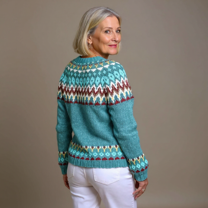 Sérénité | Veste en tricot vintage islandais