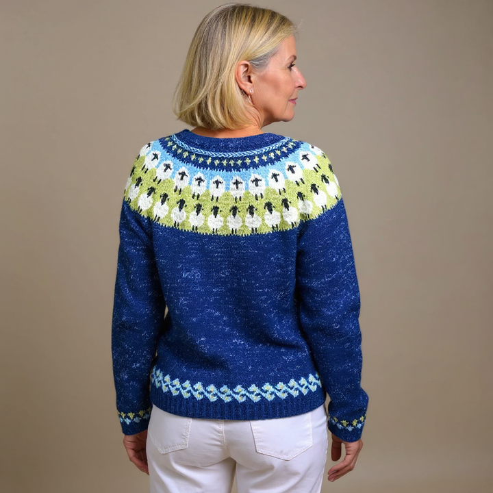 Sophie | Veste en tricot vintage islandaise