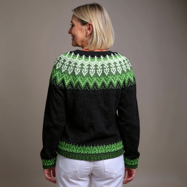 Sadie | Veste en tricot vintage islandaise