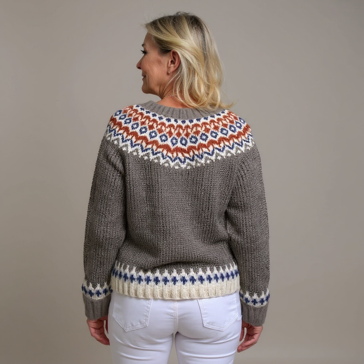 Gabriella | Cardigan en Laine Vintage Islandais