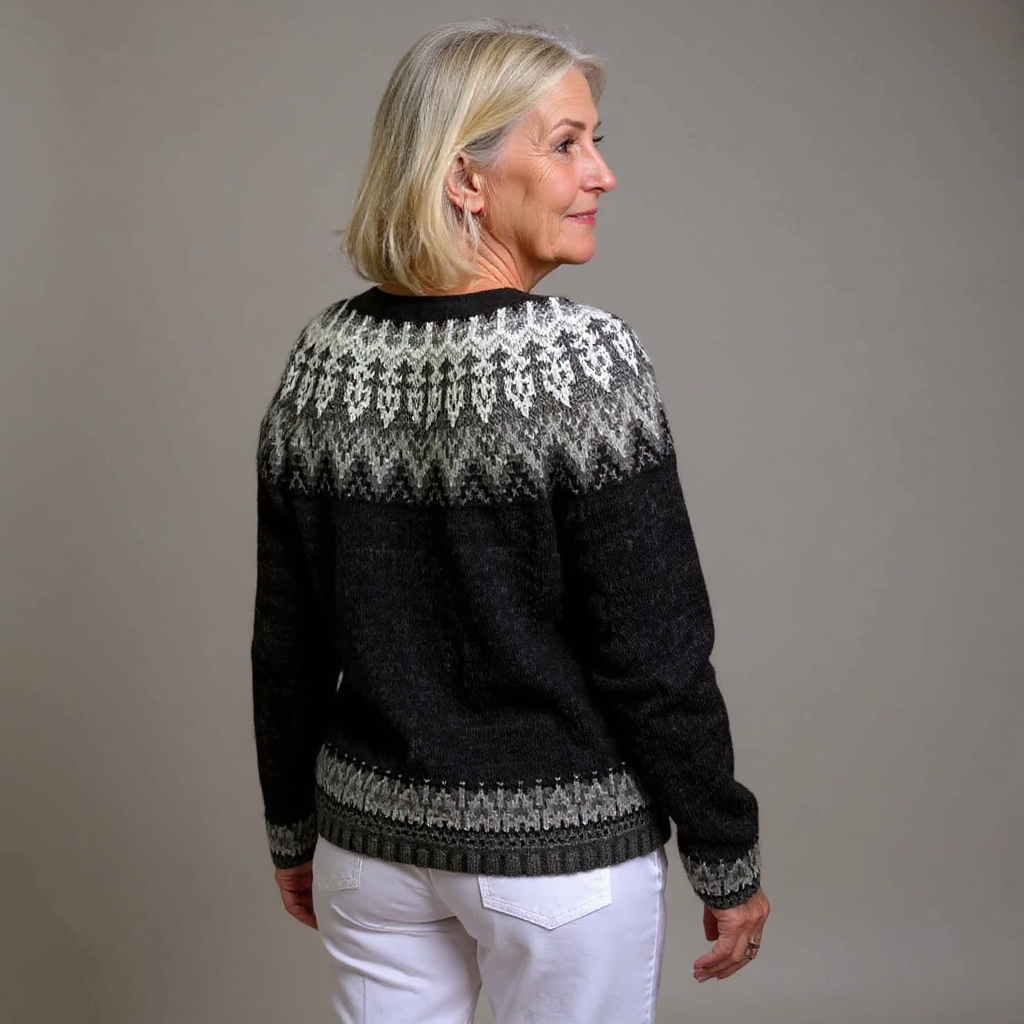 Nevaeh | Veste en tricot vintage islandaise
