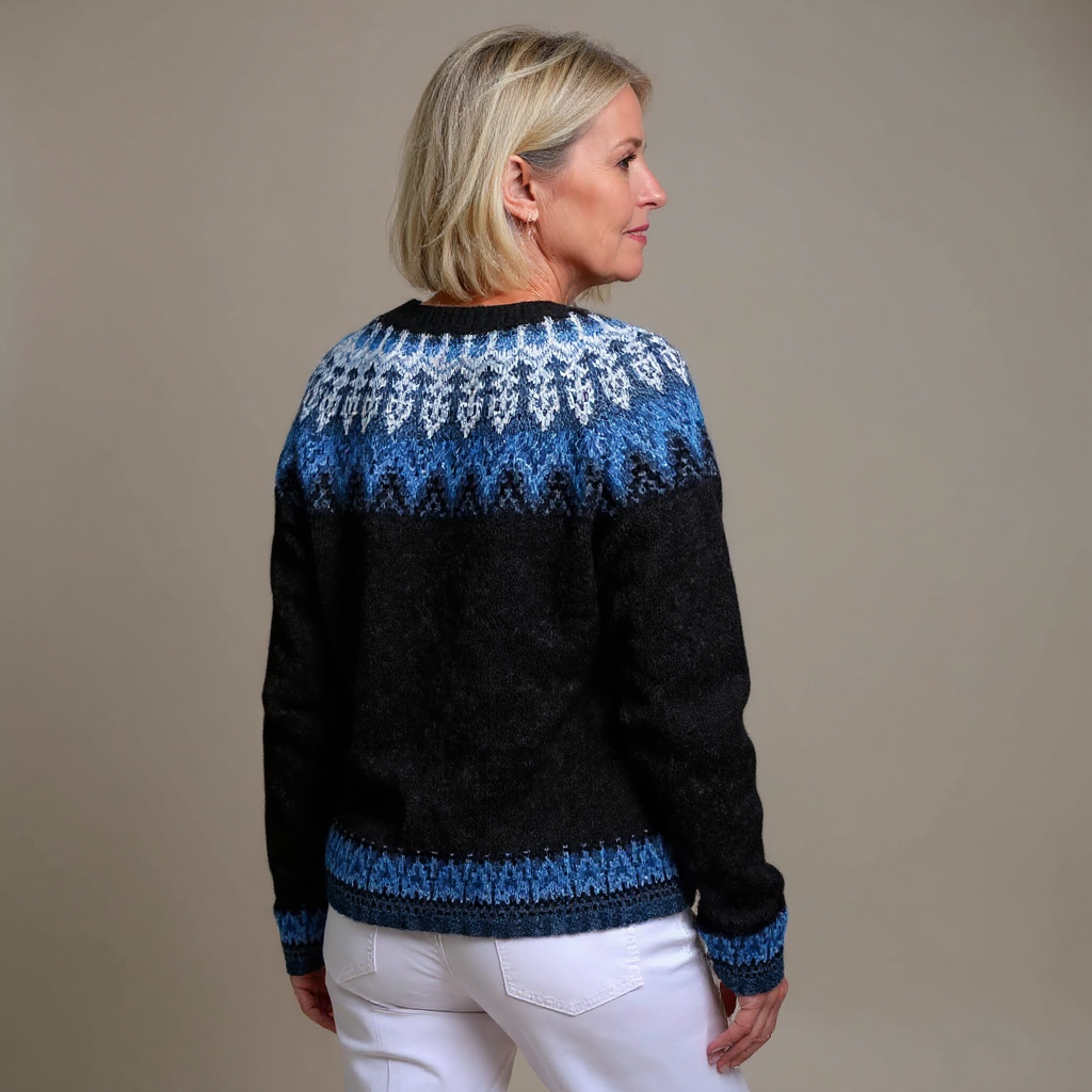 Givanna | Veste en tricot vintage islandaise