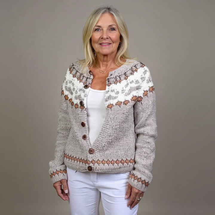 Emery | Veste en tricot vintage islandaise