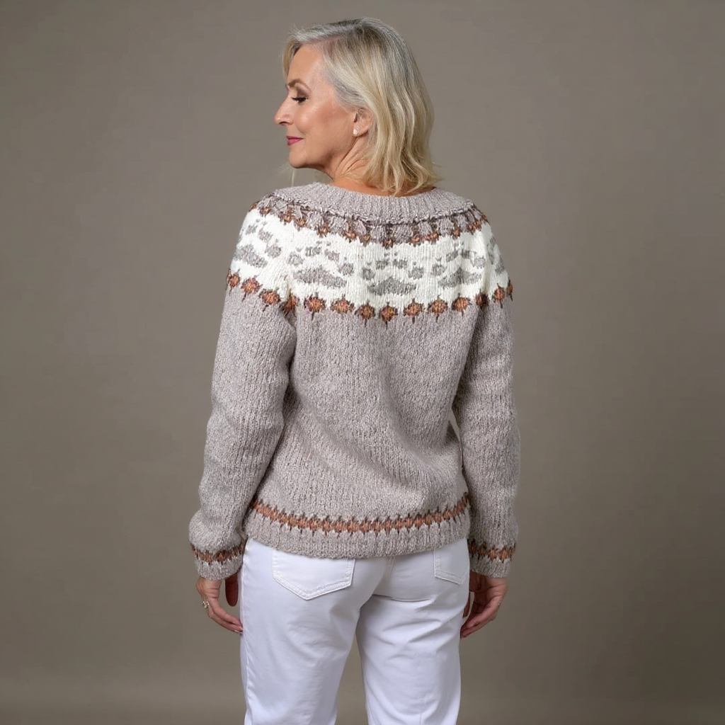 Emery | Veste en tricot vintage islandaise