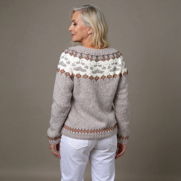 Emery | Veste en tricot vintage islandaise