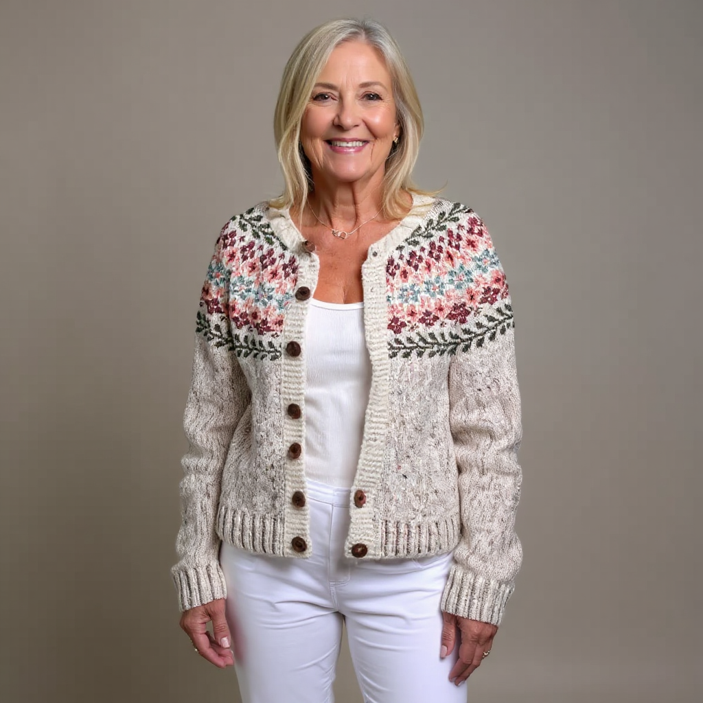 Madelyne | Veste en tricot vintage islandaise