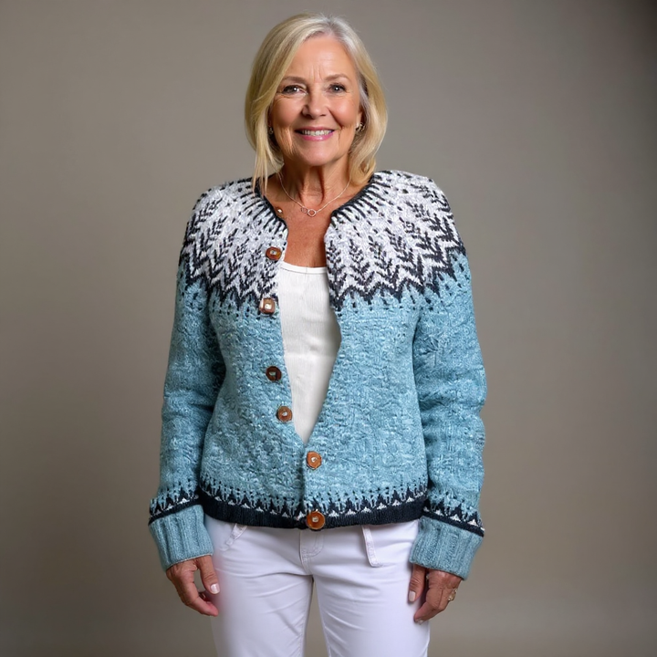 Clara | Veste en tricot vintage islandaise