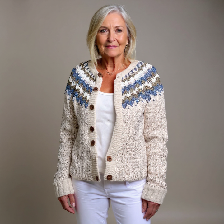 Peyton | Veste en tricot vintage islandaise