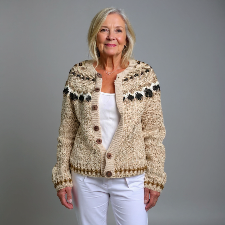 Aubree | Veste en tricot vintage islandaise