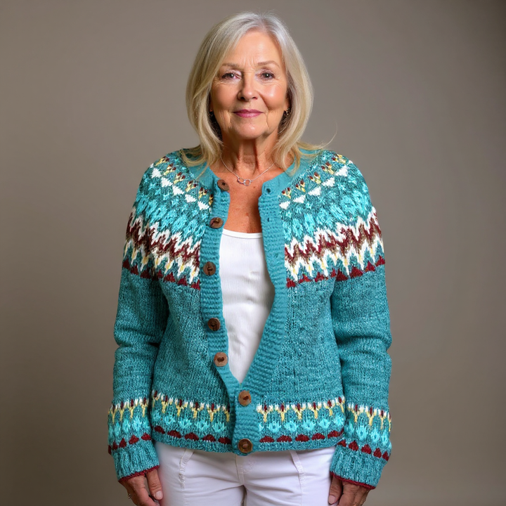 Sérénité | Veste en tricot vintage islandais