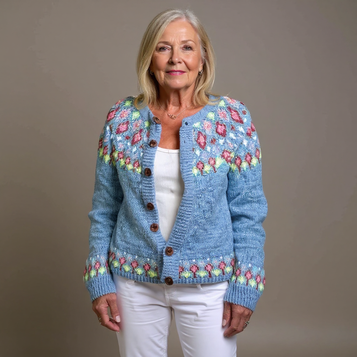 Quinnie | Veste en tricot vintage islandaise