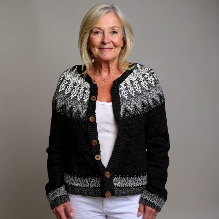 Nevaeh | Veste en tricot vintage islandaise