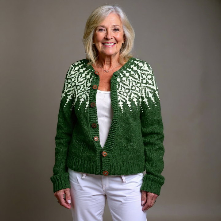 Brienne | Veste en tricot vintage islandaise