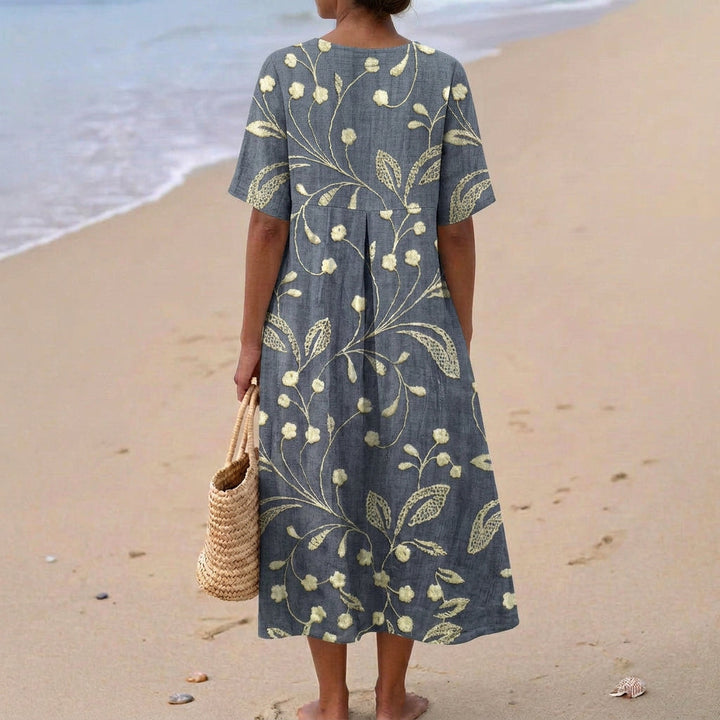 Eliana - Robe à Broderies Florales