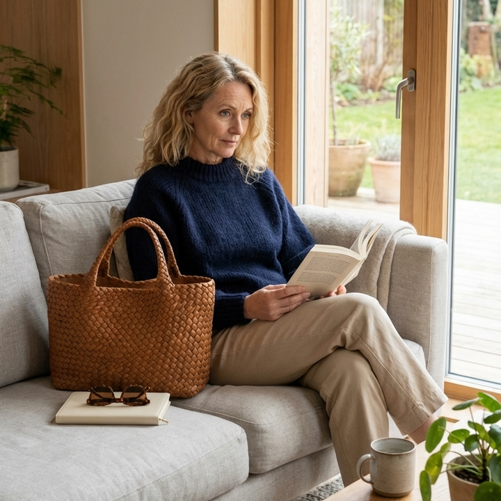 Lana | Sac Tote en Cuir Tressé