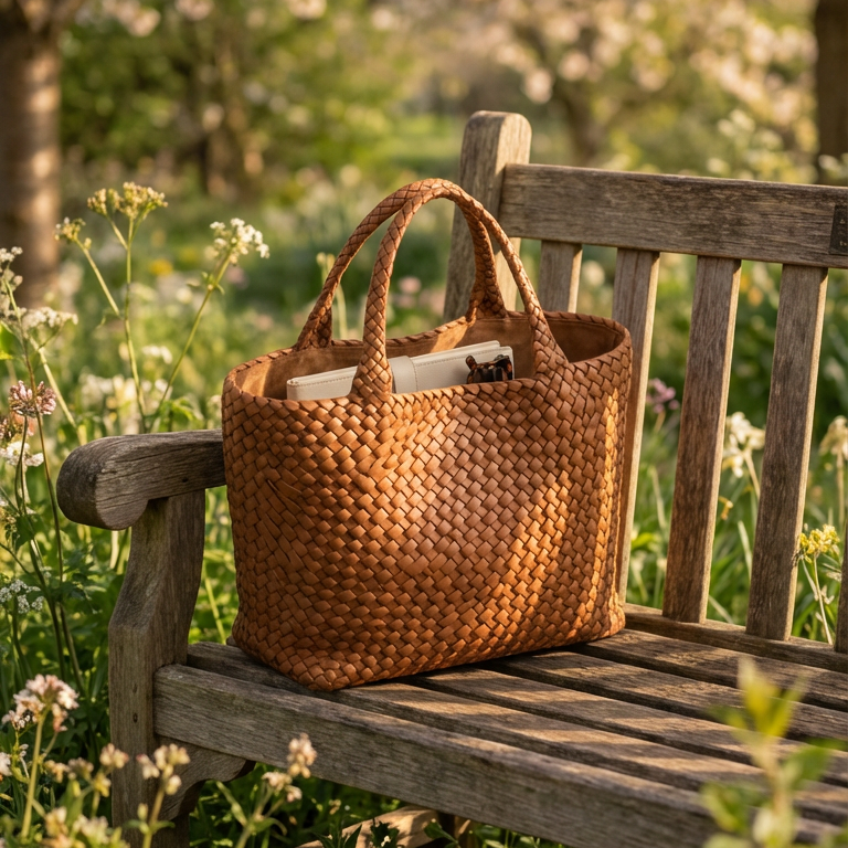 Lana | Sac Tote en Cuir Tressé