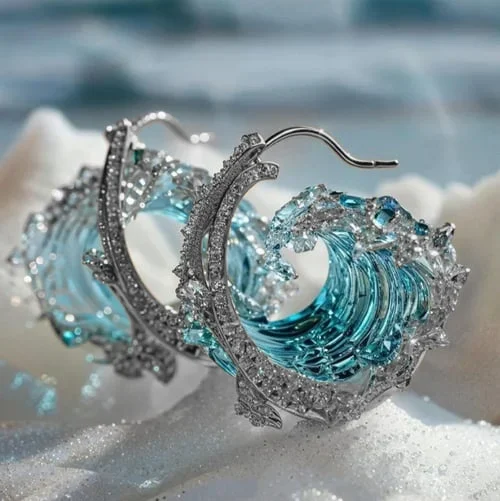 Boucles d'oreilles Murmure de l'Océan
