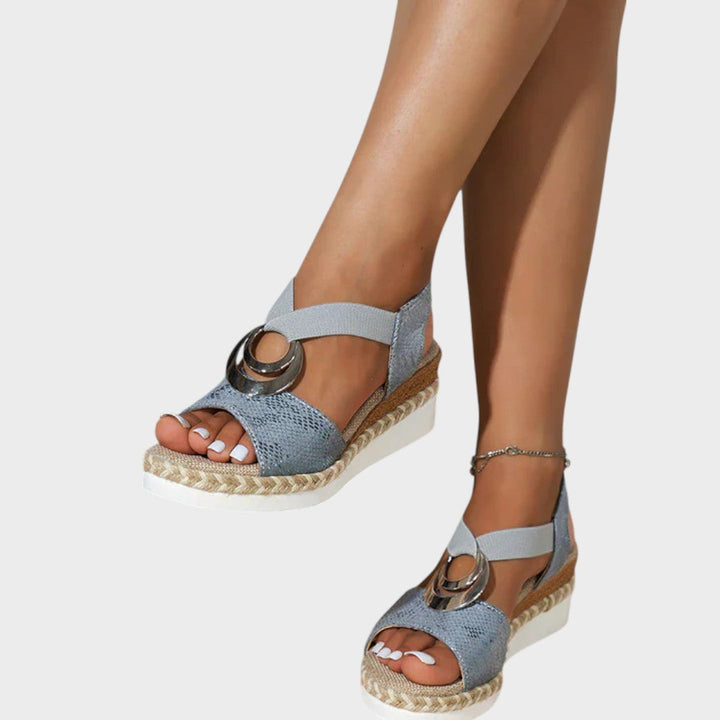 Emma | Sandales orthopédiques à talon compensé