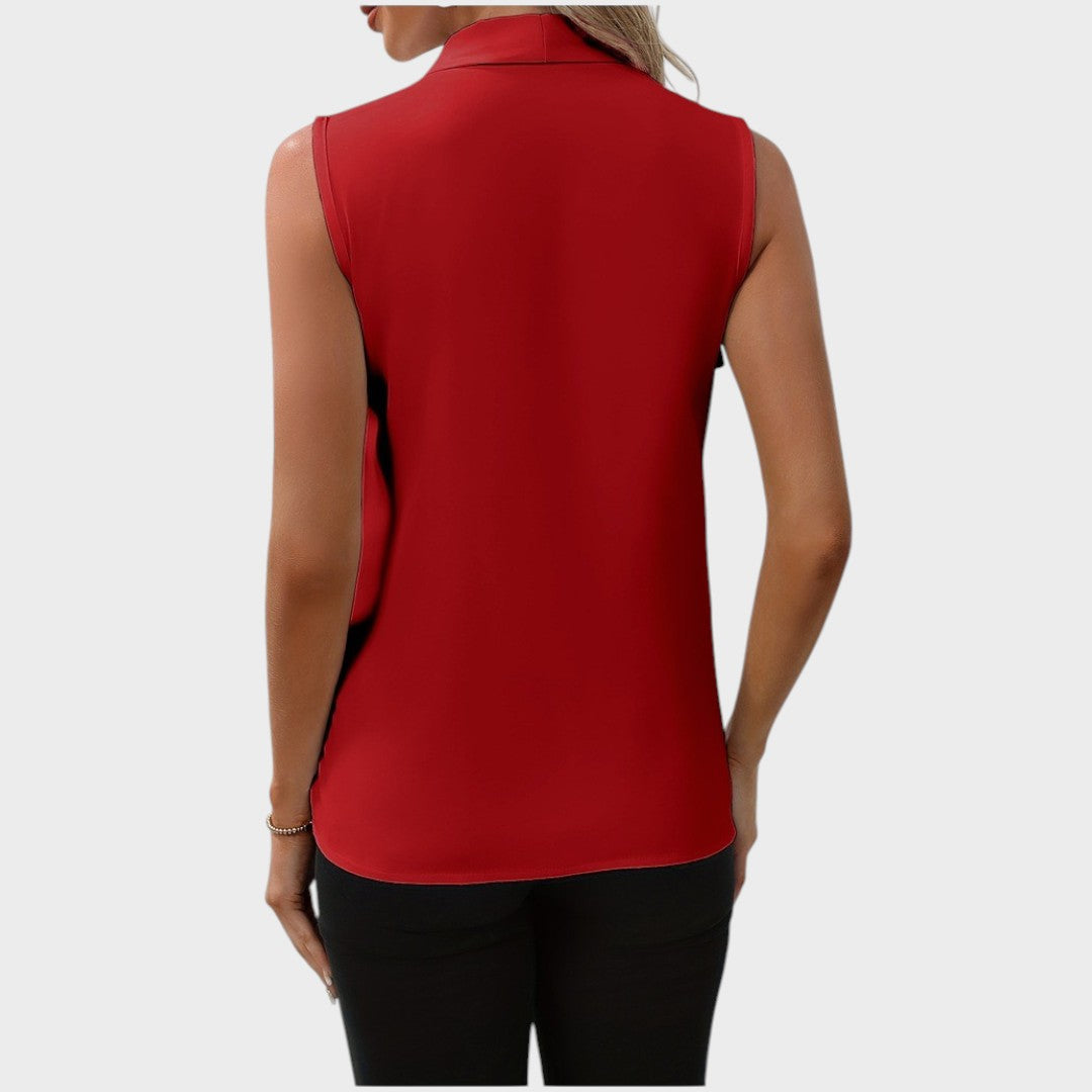 Roma | Blouse Sans Manches Avec Col En V
