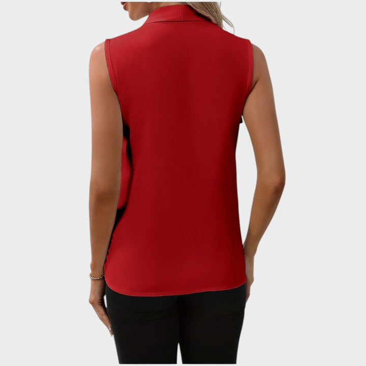 Roma | Blouse Sans Manches Avec Col En V