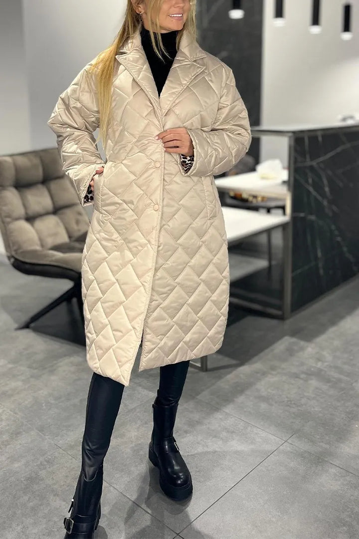 Ofira | Manteau réversible avec doublure léopard