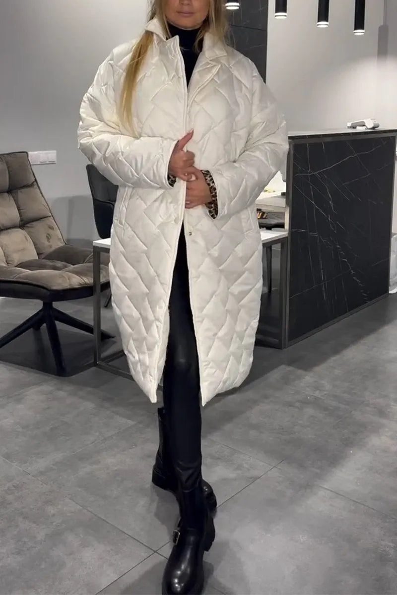 Ofira | Manteau réversible avec doublure léopard