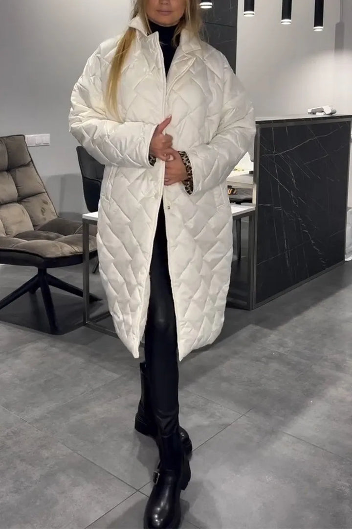 Ofira | Manteau réversible avec doublure léopard
