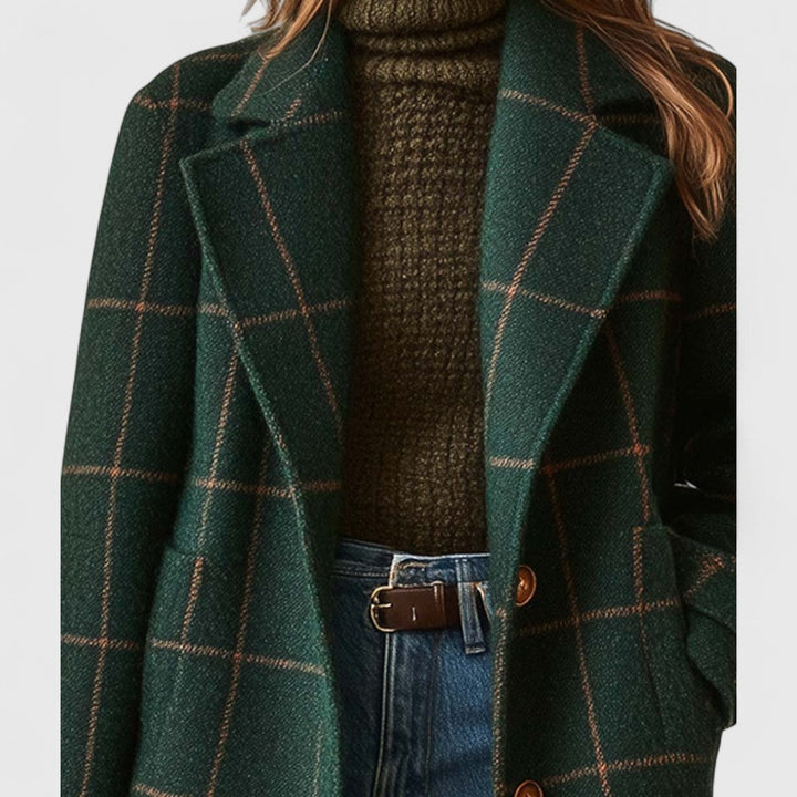 Beatriz | Manteau Classique à Carreaux