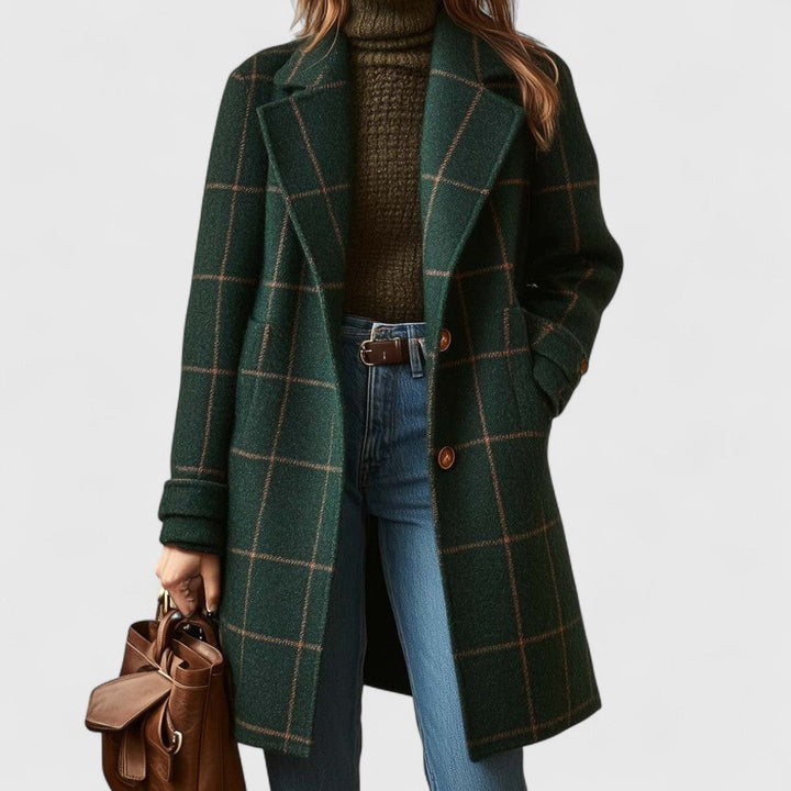Beatriz | Manteau Classique à Carreaux