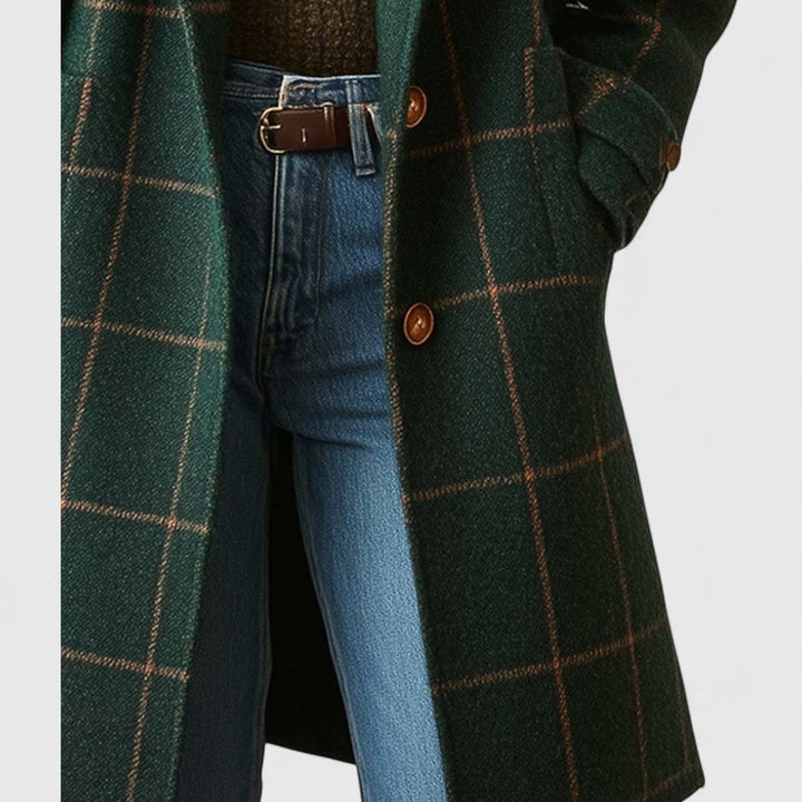 Beatriz | Manteau Classique à Carreaux