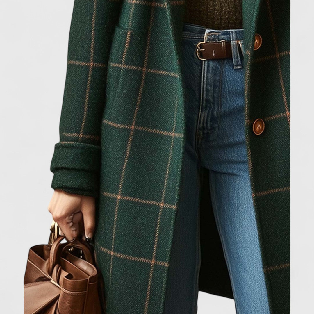 Beatriz | Manteau Classique à Carreaux