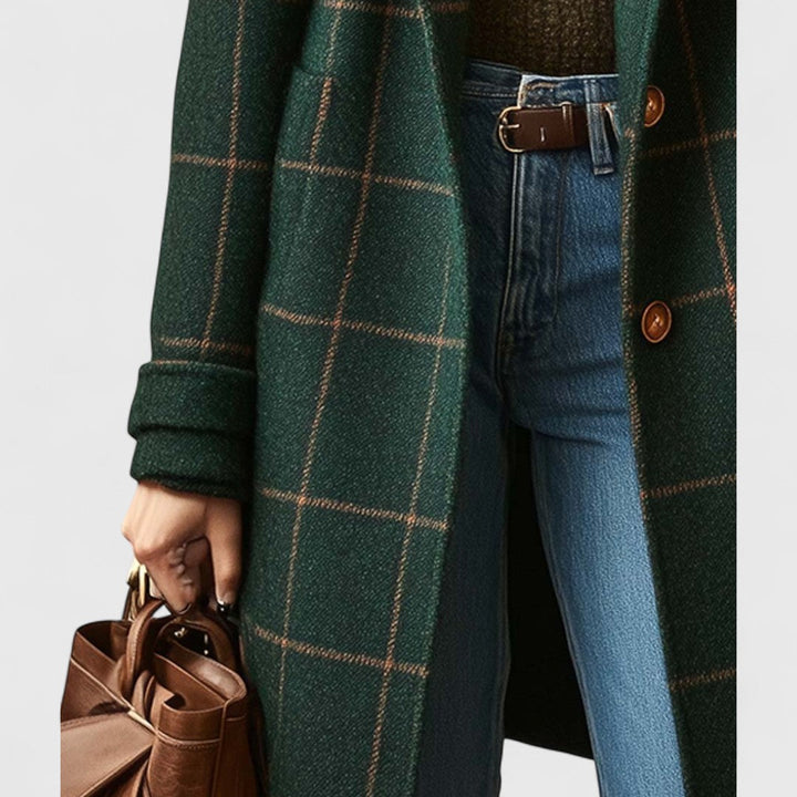 Beatriz | Manteau Classique à Carreaux