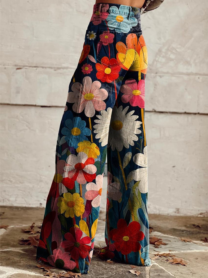 Lena | Pantalon Large Floral