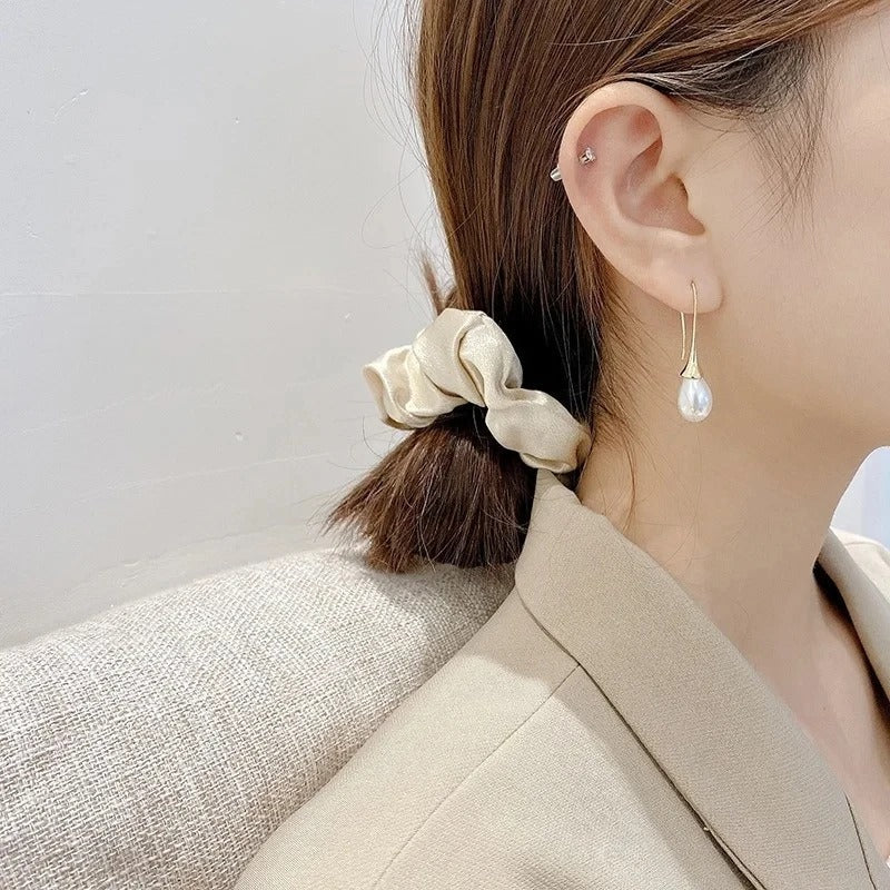 Boucles d'oreilles Classiques avec Perle