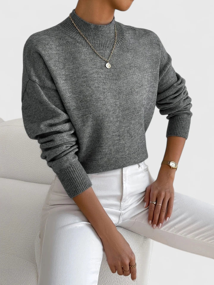 María | Pull élégant et chaud à col roulé