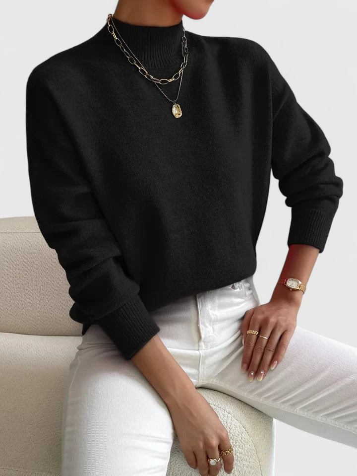 María | Pull élégant et chaud à col roulé