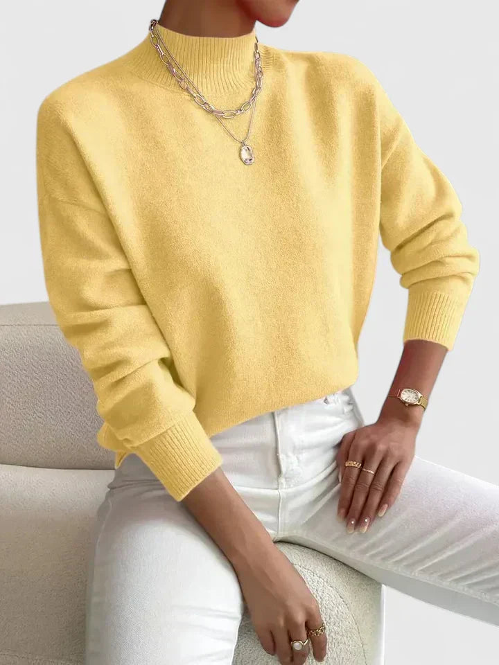 María | Pull élégant et chaud à col roulé