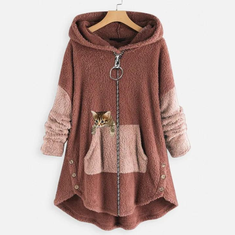 Vanda | Veste chaude et douce, aussi câline qu'un ours en peluche