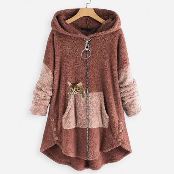 Vanda | Veste chaude et douce, aussi câline qu'un ours en peluche