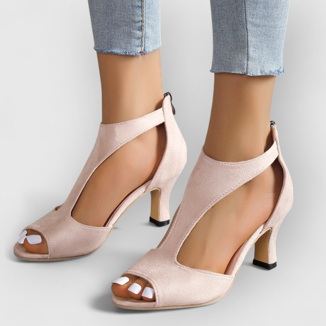 Nessa | Sandales Orthopédiques Avec Talon Et Découpe