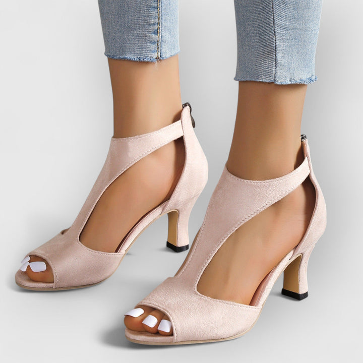 Nessa | Sandales Orthopédiques Avec Talon Et Découpe