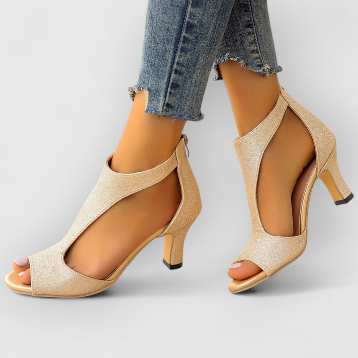 Nessa | Sandales Orthopédiques Avec Talon Et Découpe