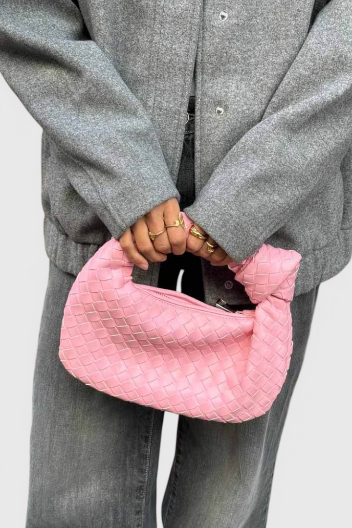 Sage | Mini Sac Satchel Tissé