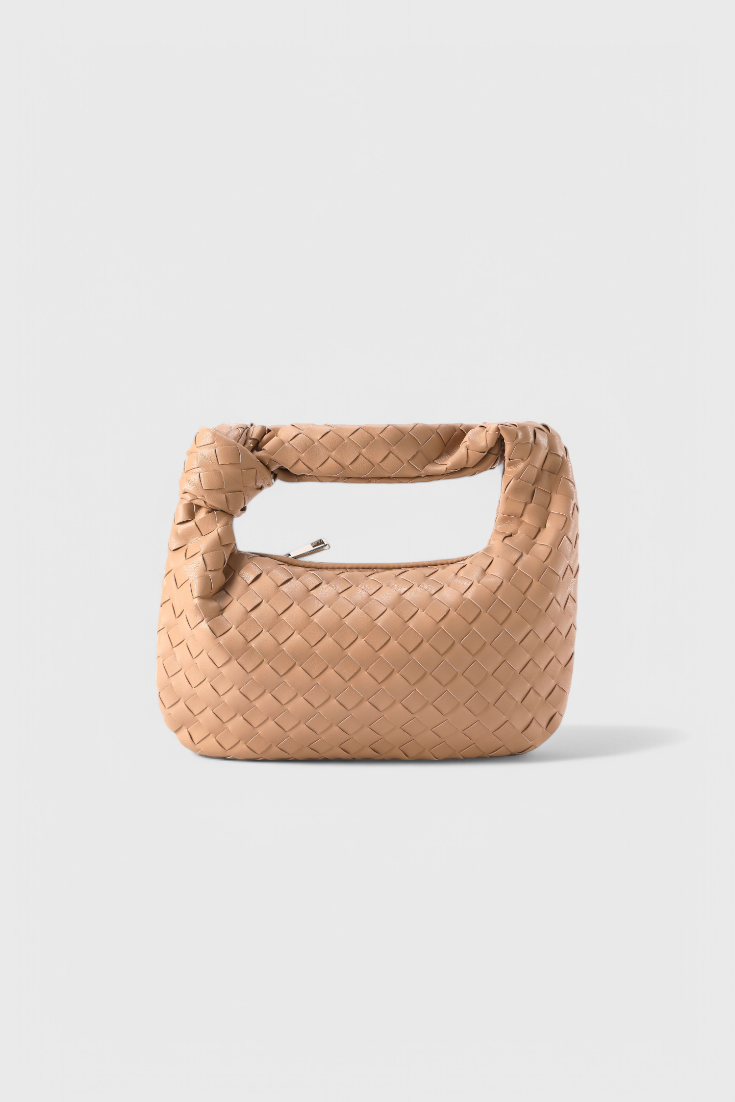 Sage | Mini Sac Satchel Tissé