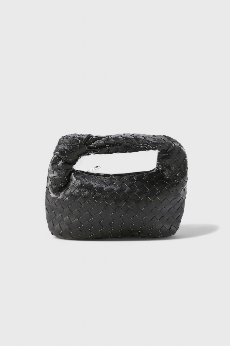 Sage | Mini Sac Satchel Tissé